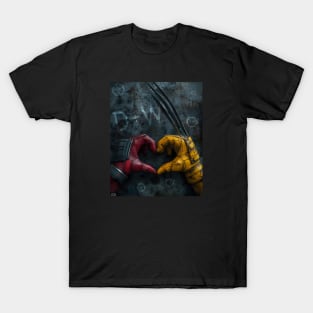 Deadpool and Wolverine Love, Wilson & Howlett 2024 T-Shirt